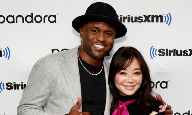 Diana Lasso's ex-husband, Wayne Brady with his second wife, Mandie Taketa.
